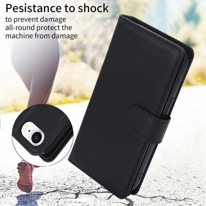 Multi-Card Wallet RFID Leather Phone Case, For iPhone 16e, For iPhone 16 Pro Max, For iPhone 16 P...