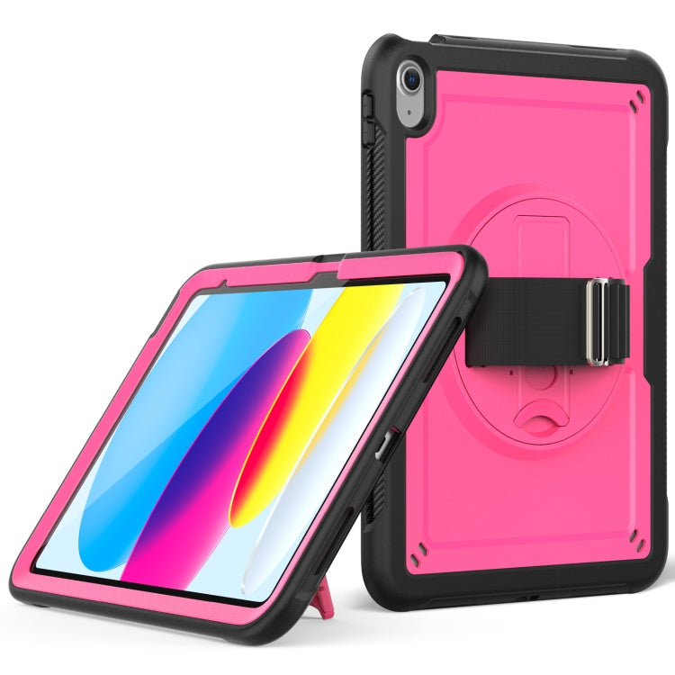 Honeycomb Hand Grip Turntable Stand Tablet Case, For iPad 10th Gen 10.9 2022���������������������...
