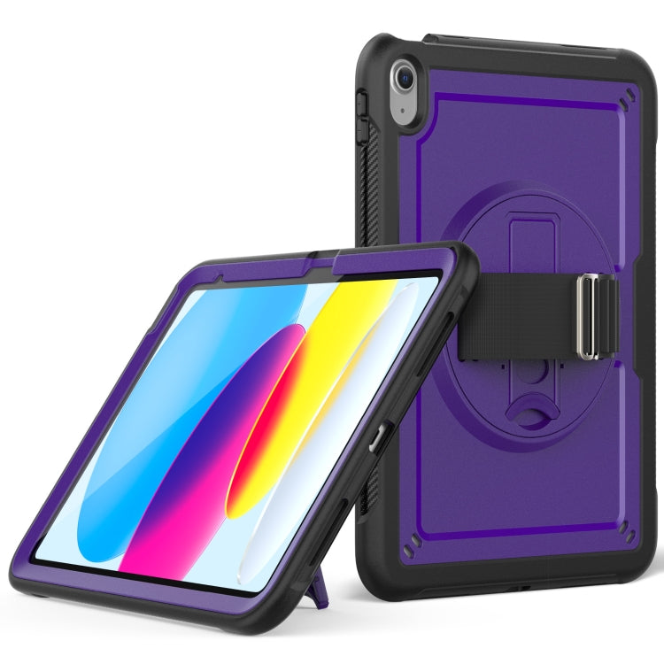 Honeycomb Hand Grip Turntable Stand Tablet Case, For iPad 10th Gen 10.9 2022���������������������...