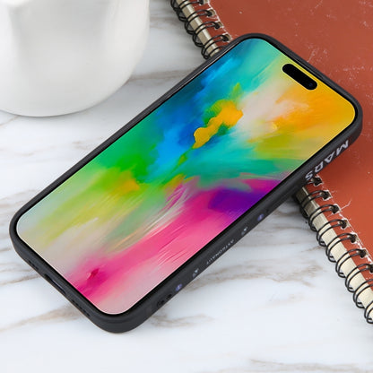 Astronaut Pattern Silicone Straight Edge Phone Case, For iPhone 16 Pro Max, For iPhone 16 Pro����...