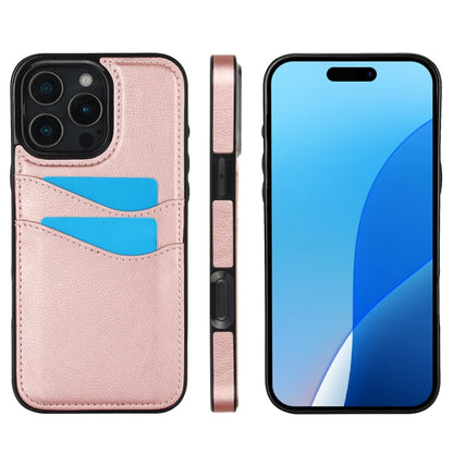 Litchi Leather Skin Card Slots Phone Case