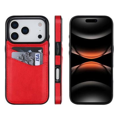 Litchi Leather Skin Card Slots Phone Case