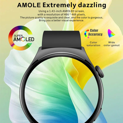 QX10 1.43 inch BT5.2 Smart Sport Watch