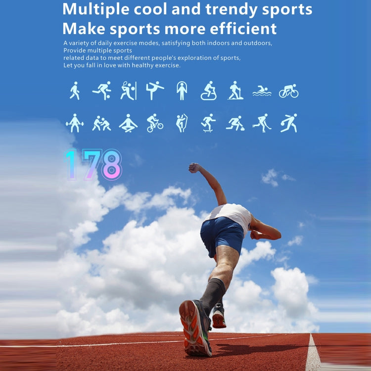 QX10 1.43 inch BT5.2 Smart Sport Watch