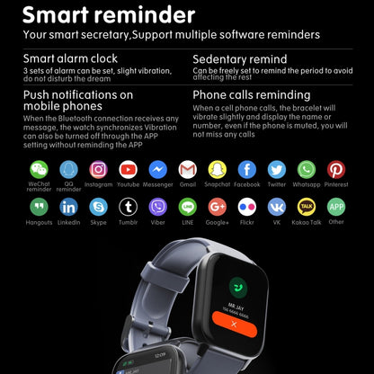 QS16 Pro 1.83 inch BT5.0 Smart Sport Watch