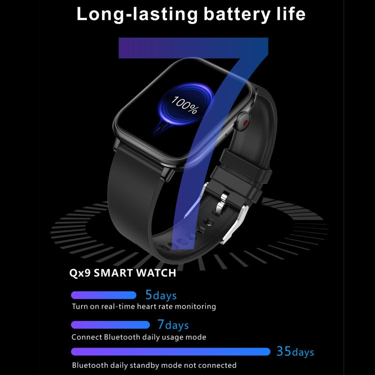 QX9 1.96 inch BT5.2 Smart Sport Watch