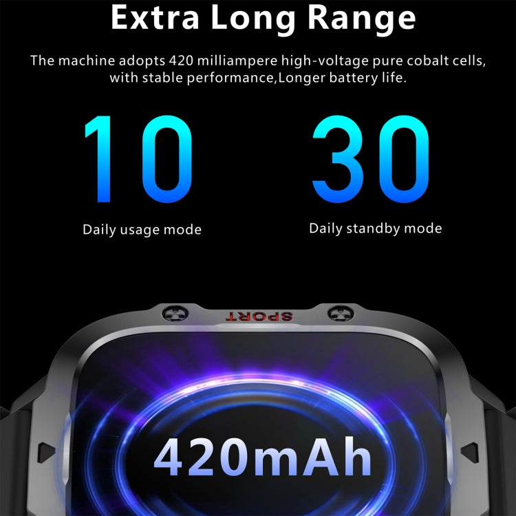 QX11 1.96 inch BT5.2 Smart Sport Watch