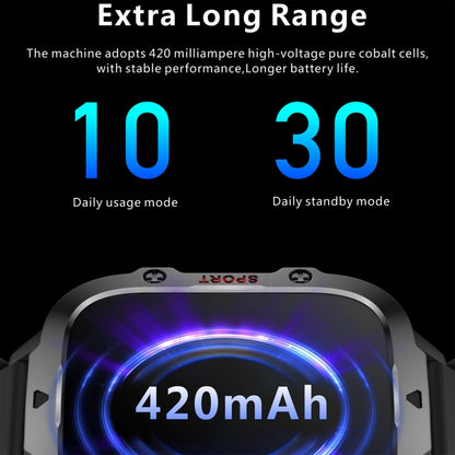 QX11 1.96 inch BT5.2 Smart Sport Watch