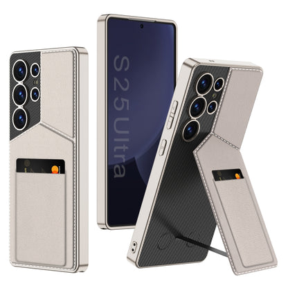 GKK Rotor Bracket Recessed Card Bag Full Coverage Phone Case, For Samsung Galaxy S25 5G����������...
