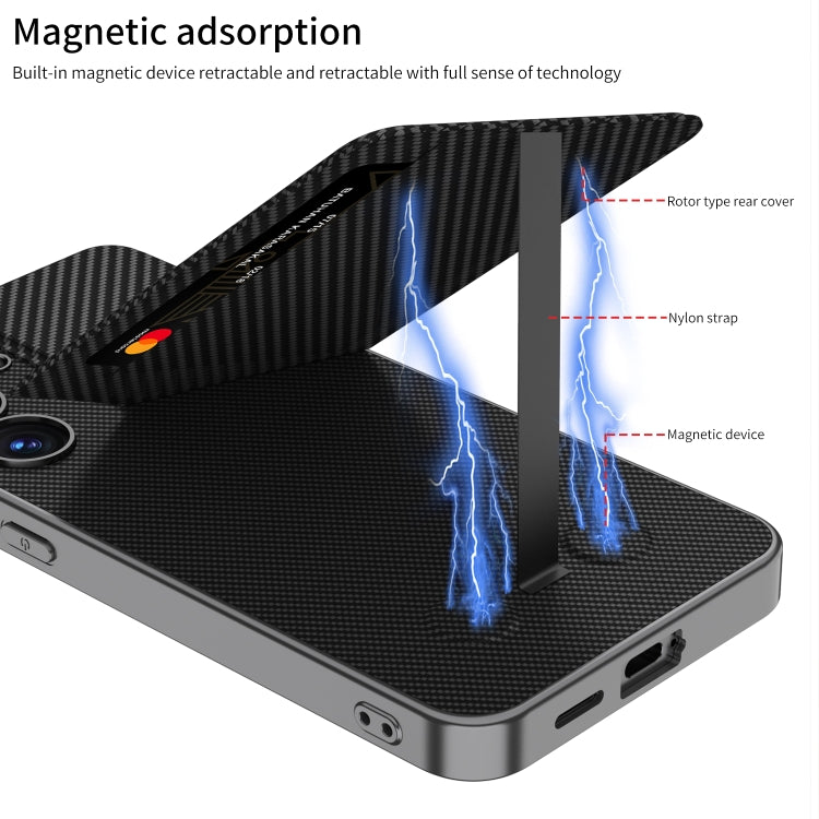 GKK Rotor Bracket Recessed Card Bag Full Coverage Phone Case, For Samsung Galaxy S25 5G����������...