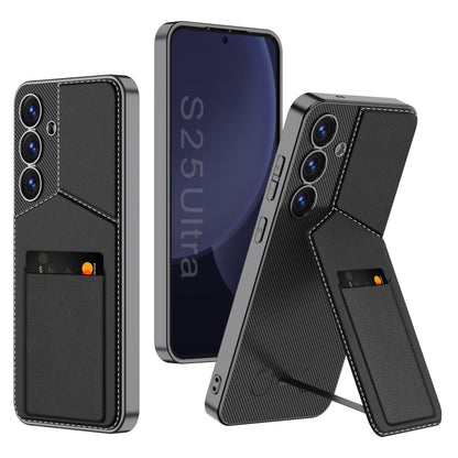 GKK Rotor Bracket Recessed Card Bag Full Coverage Phone Case, For Samsung Galaxy S25 5G����������...