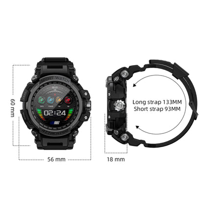 LOKMAT ATTACK Pro 1.32 inch BT5.1 Smart Sport Watch