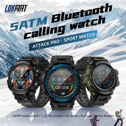 LOKMAT ATTACK Pro 1.32 inch BT5.1 Smart Sport Watch