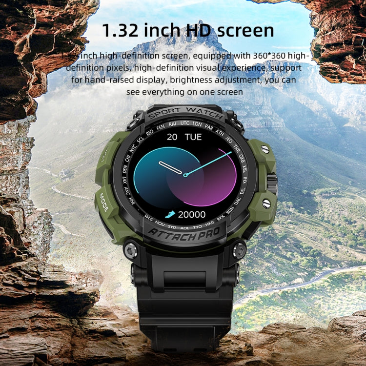 LOKMAT ATTACK Pro 1.32 inch BT5.1 Smart Sport Watch