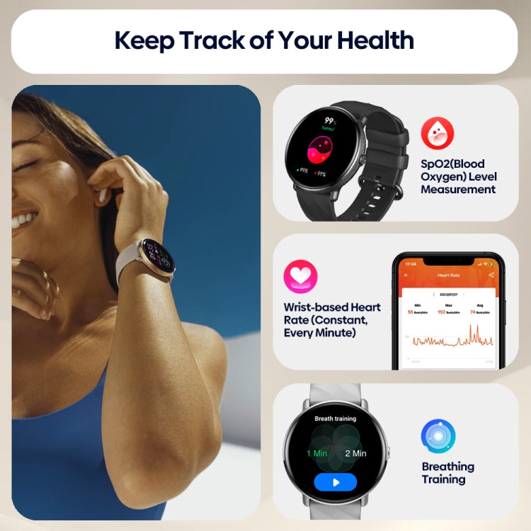 Zeblaze GTR 3 Pro 1.43 inch Screen Voice Calling Smart Watch
