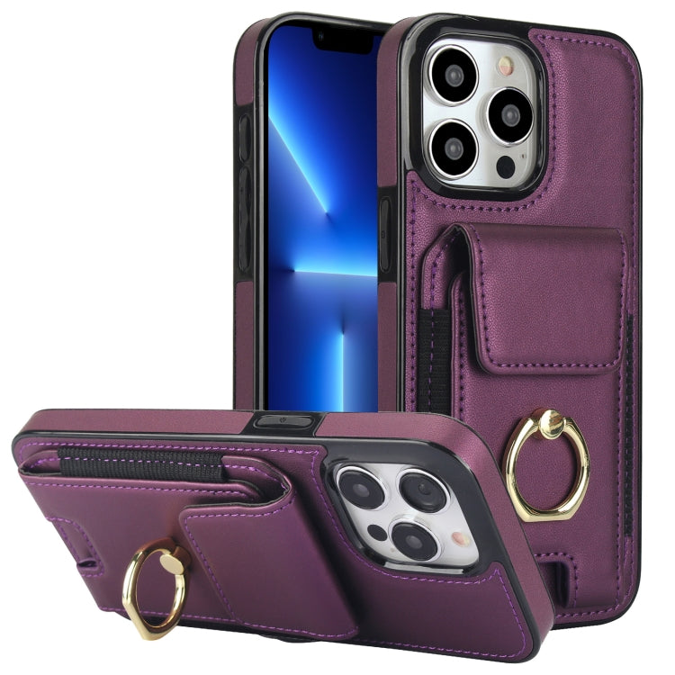 Elastic Card Bag Ring Holder Phone Case