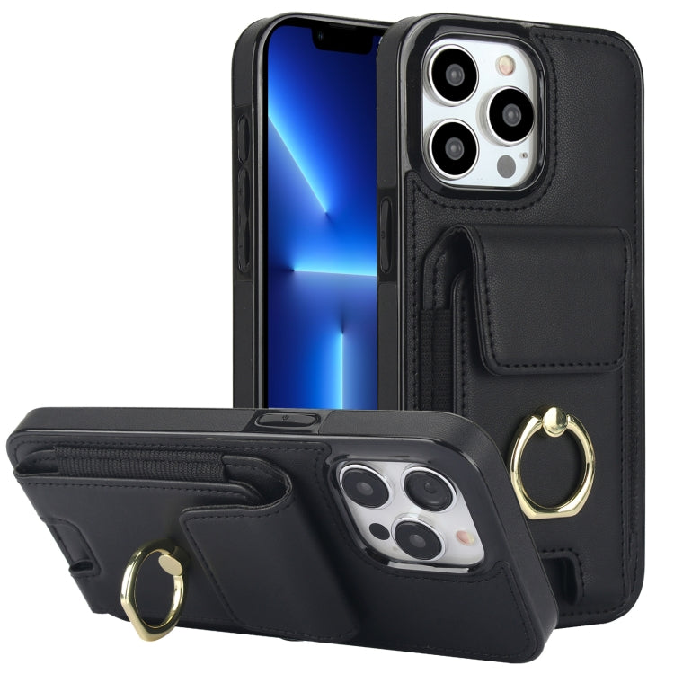 Elastic Card Bag Ring Holder Phone Case