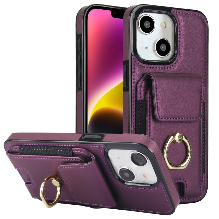 Elastic Card Bag Ring Holder Phone Case