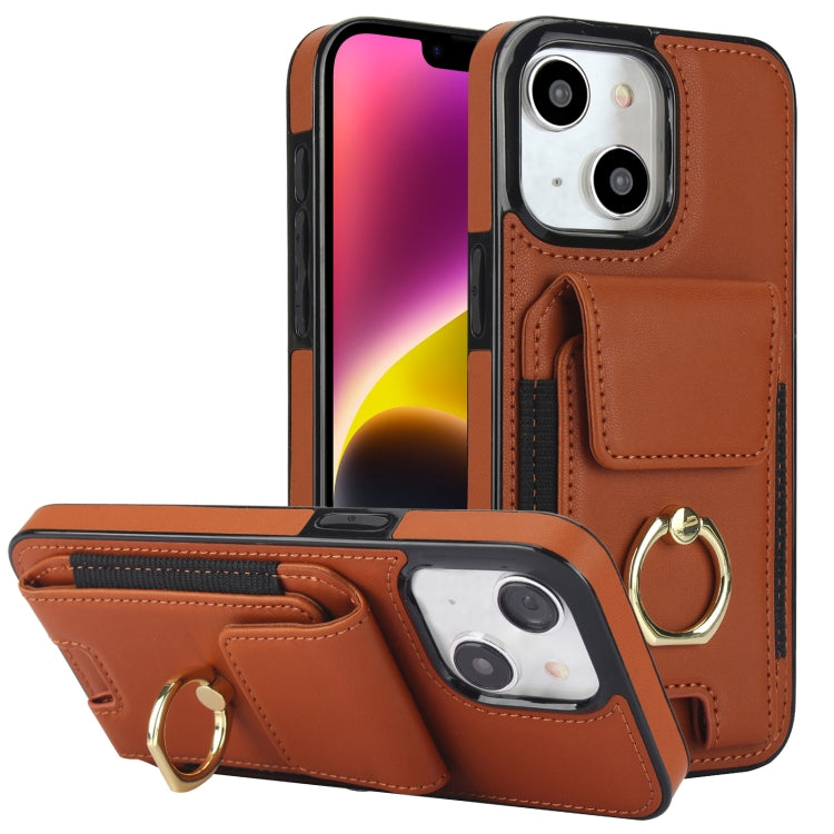 Elastic Card Bag Ring Holder Phone Case