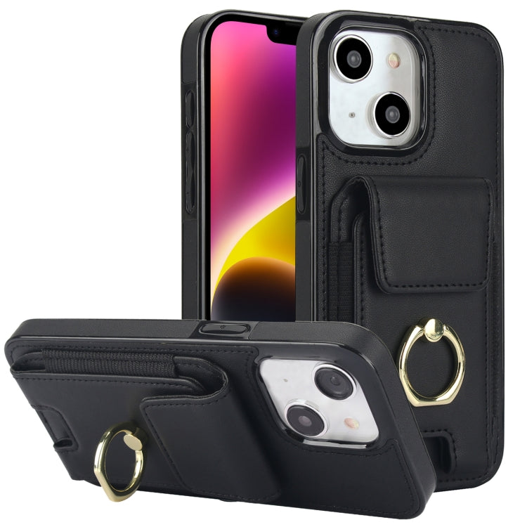 Elastic Card Bag Ring Holder Phone Case