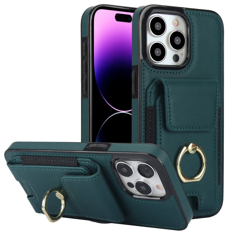 Elastic Card Bag Ring Holder Phone Case