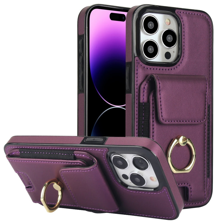 Elastic Card Bag Ring Holder Phone Case