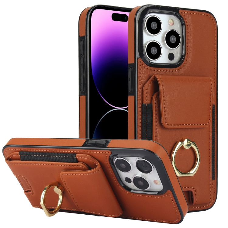 Elastic Card Bag Ring Holder Phone Case