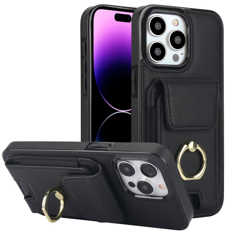 Elastic Card Bag Ring Holder Phone Case