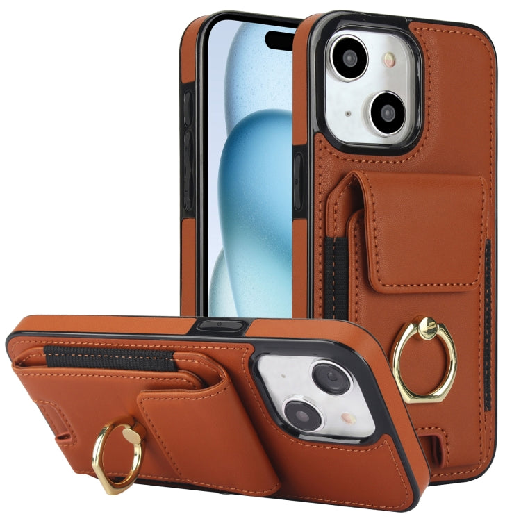 Elastic Card Bag Ring Holder Phone Case