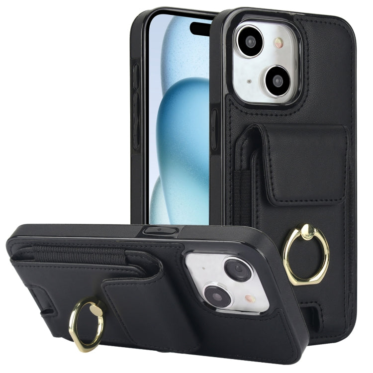 Elastic Card Bag Ring Holder Phone Case