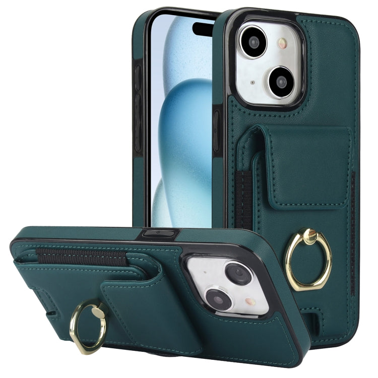 Elastic Card Bag Ring Holder Phone Case