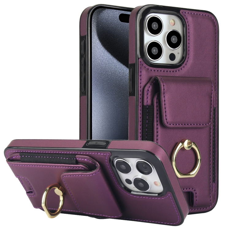 Elastic Card Bag Ring Holder Phone Case