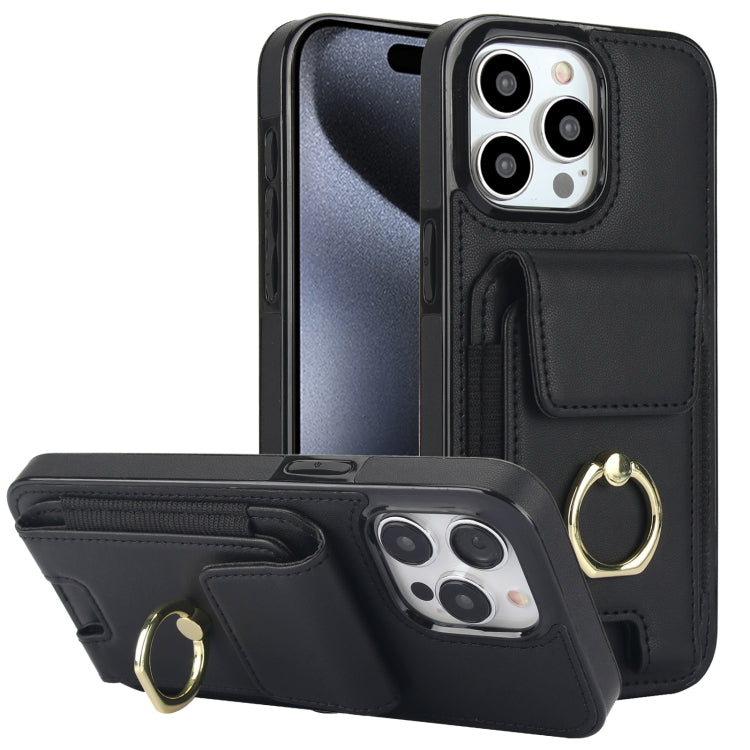 Elastic Card Bag Ring Holder Phone Case