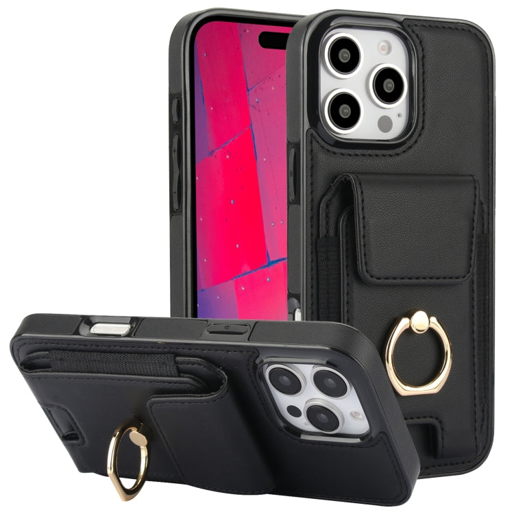 Elastic Card Bag Ring Holder Phone Case