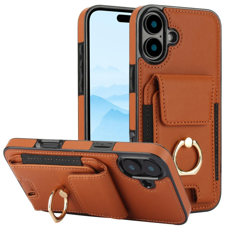Elastic Card Bag Ring Holder Phone Case