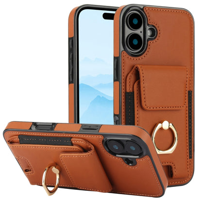 Elastic Card Bag Ring Holder Phone Case