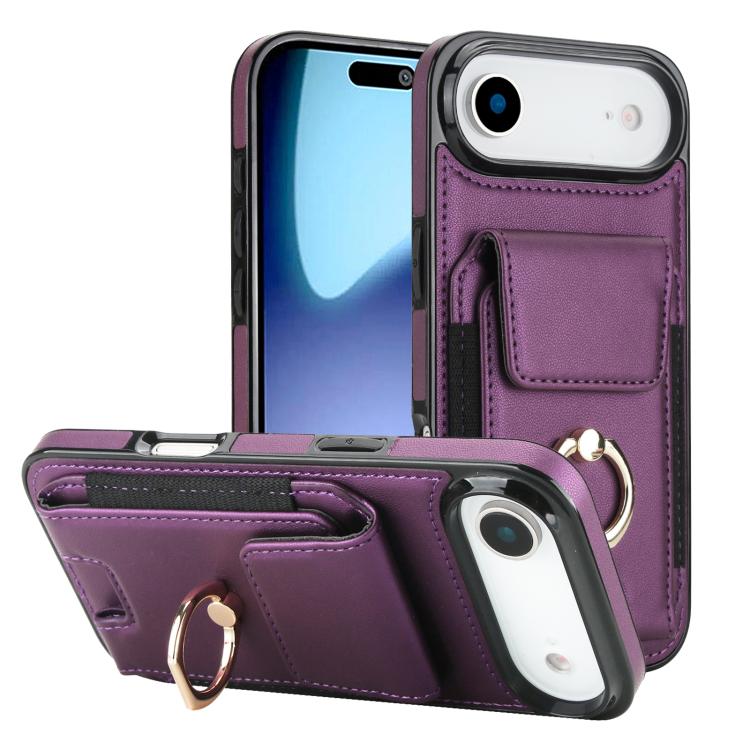 Elastic Card Bag Ring Holder Phone Case