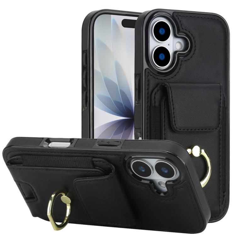 Elastic Card Bag Ring Holder Phone Case