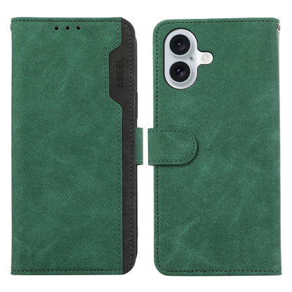 ABEEL Color Block Magnetic RFID Leather Phone Case