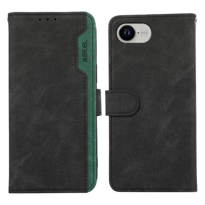 ABEEL Color Block Magnetic RFID Leather Phone Case