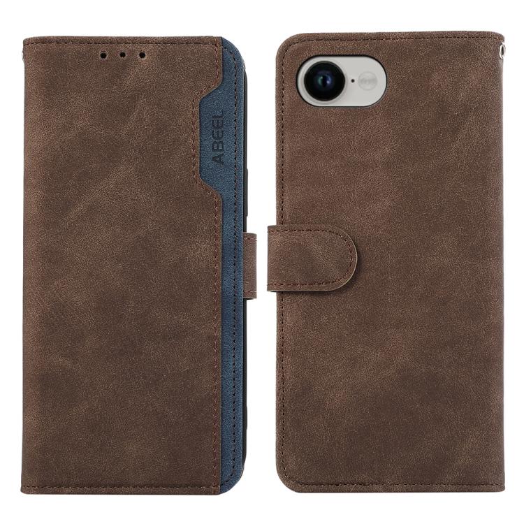 ABEEL Color Block Magnetic RFID Leather Phone Case