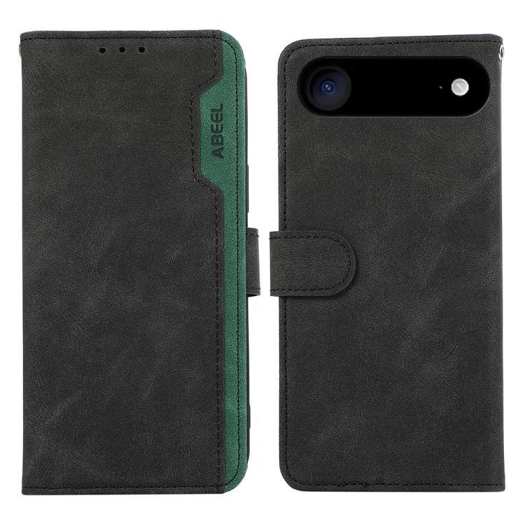 ABEEL Color Block Magnetic RFID Leather Phone Case