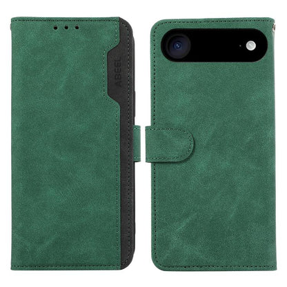 ABEEL Color Block Magnetic RFID Leather Phone Case