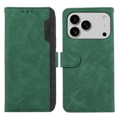 ABEEL Color Block Magnetic RFID Leather Phone Case