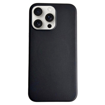 Pure Color Leather Magsafe Magnetic Phone Case, For iPhone 16 Pro Max, For iPhone 16 Pro���������...