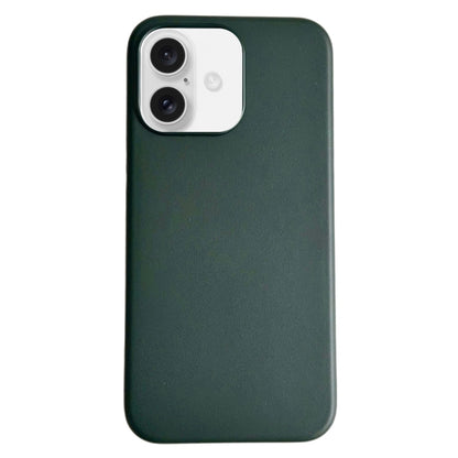 Pure Color Leather Magsafe Magnetic Phone Case, For iPhone 16 Pro Max, For iPhone 16 Pro���������...