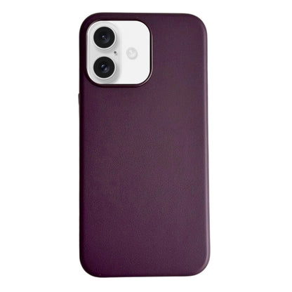 Pure Color Leather Magsafe Magnetic Phone Case, For iPhone 16 Pro Max, For iPhone 16 Pro���������...