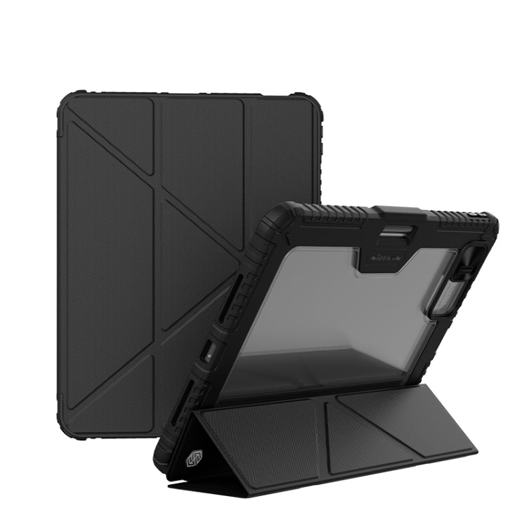 NILLKIN Bumper Pro Multi-angle Folding Style Tablet Leather Case, For iPad Air 13 2024 / 2025����...