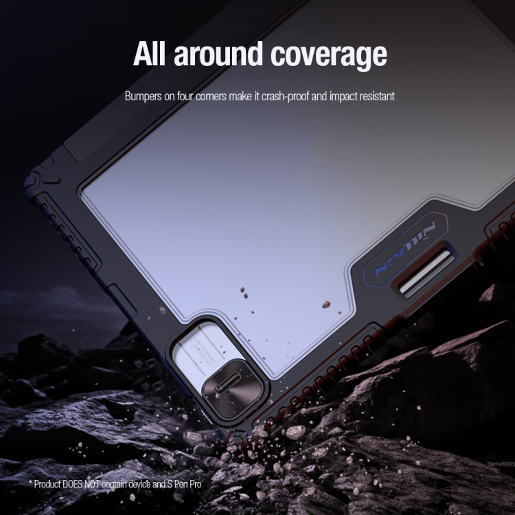 NILLKIN Bumper Pro Multi-angle Folding Style Tablet Leather Case, For iPad Air 13 2024 / 2025����...