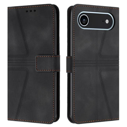 Triangle Solid Color Leather Phone Case